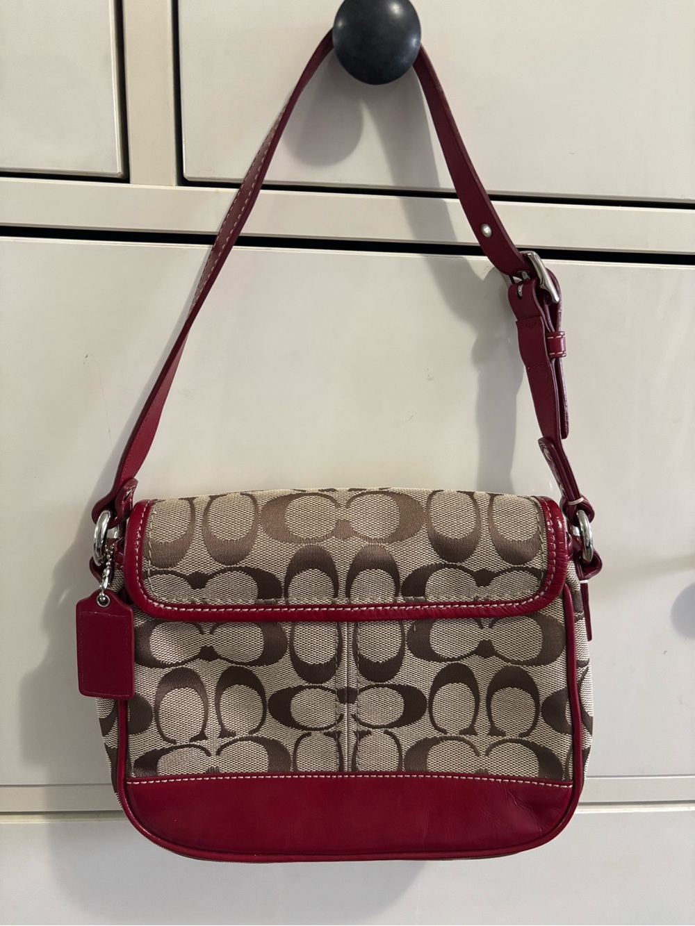 Coach Soho Signature Flap Shoulder Bag - Picture 2 of 5